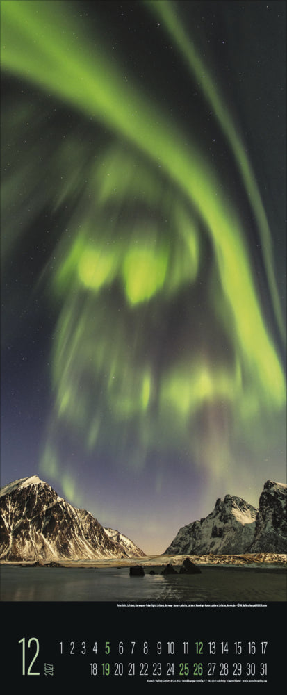 Spirit of Earth Kalender 2027 (69 x 28 cm)