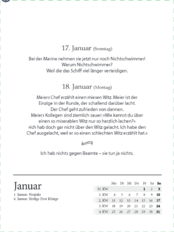 Witze - Tagesabreisskalender 2027 (22 x 16.2 cm)