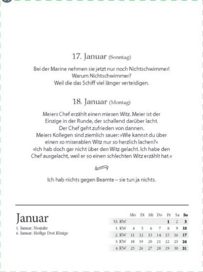 Witze - Tagesabreisskalender 2027 (22 x 16.2 cm)
