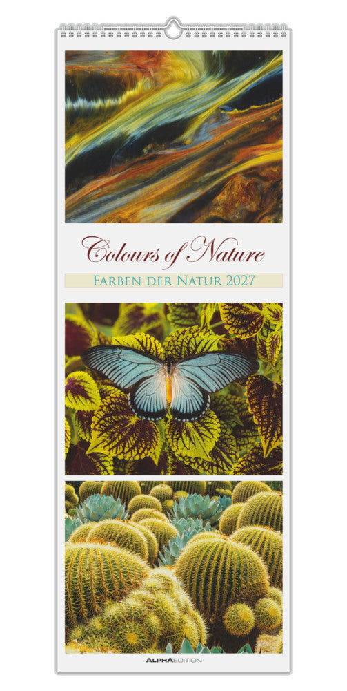 Colours of Nature - Tripletskalender 2027 (69 x 25 cm)