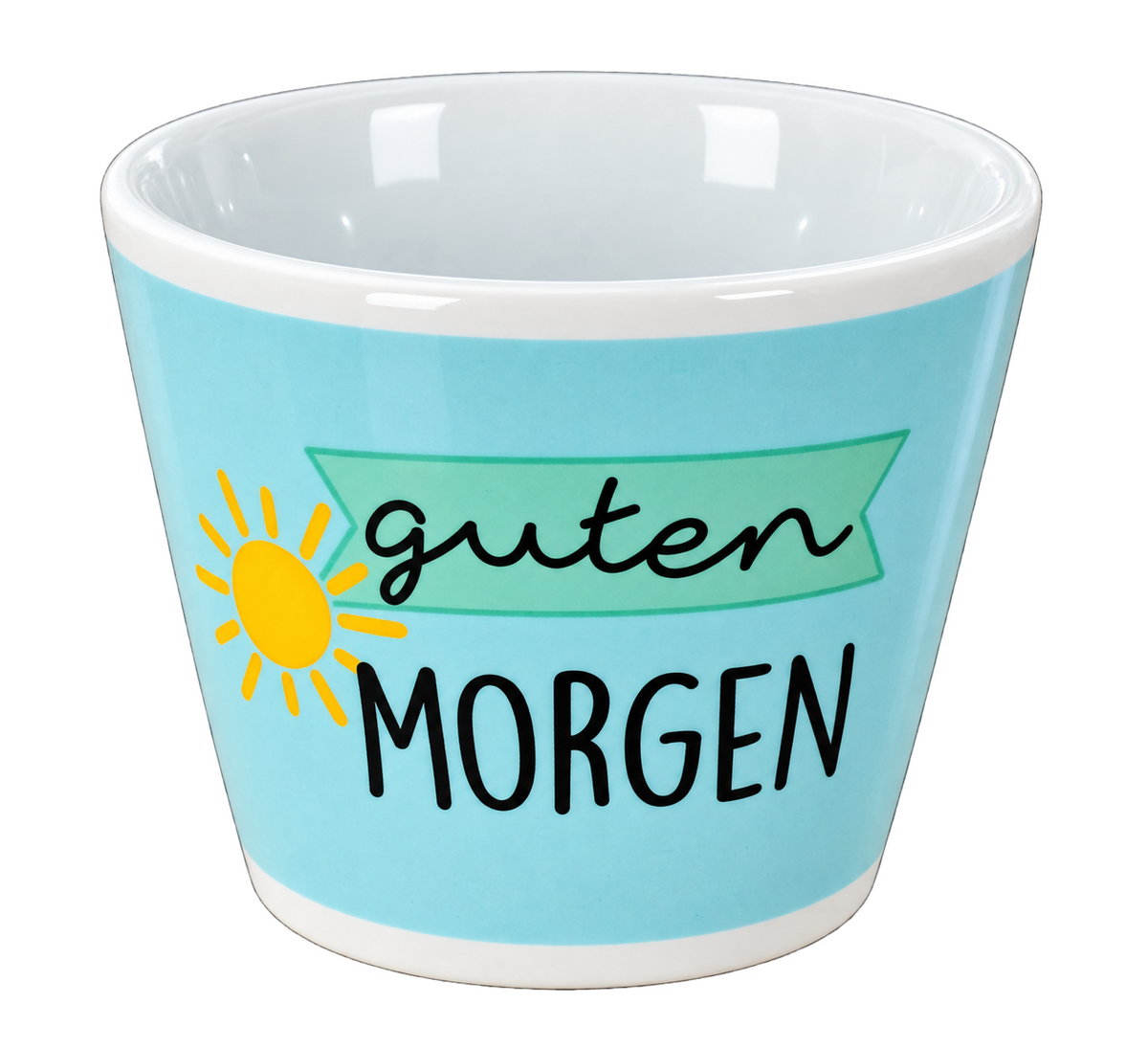 Eierbecher, "Guten Morgen" ca. 5x4cm