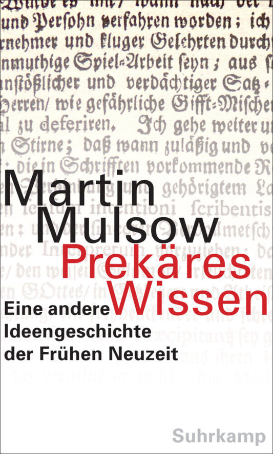 Prekäres Wissen (Martin Mulsow)