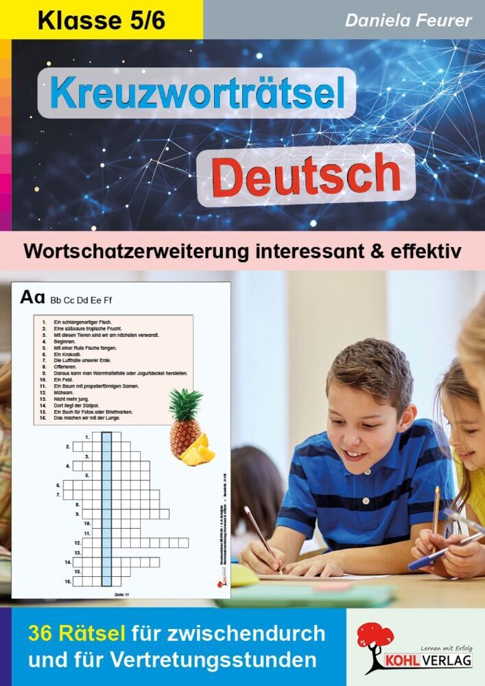 Kreuzworträtsel Deutsch, 5.-6. Schuljahr (Daniela Feurer)