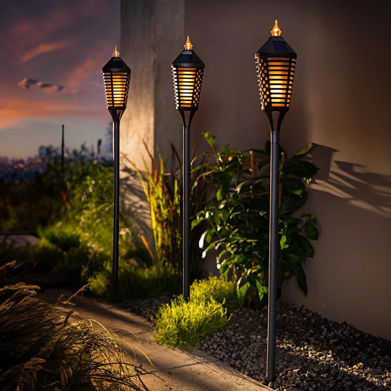 Solar-Gartenstecker "Fiero" 3er-Set