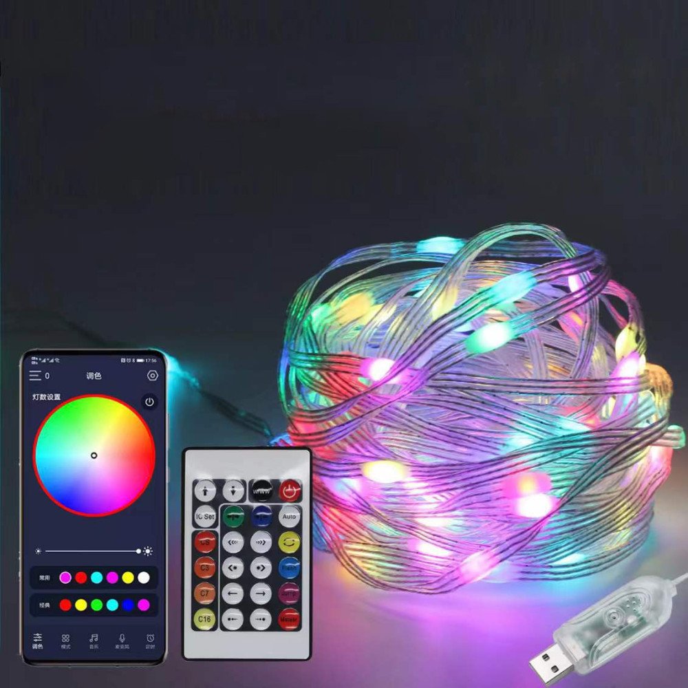Weihnachts-LED-Lichterkette "Glow", 10 m