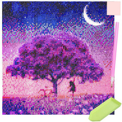 Diamond Painting "Mondnacht" (30 x 30 cm)