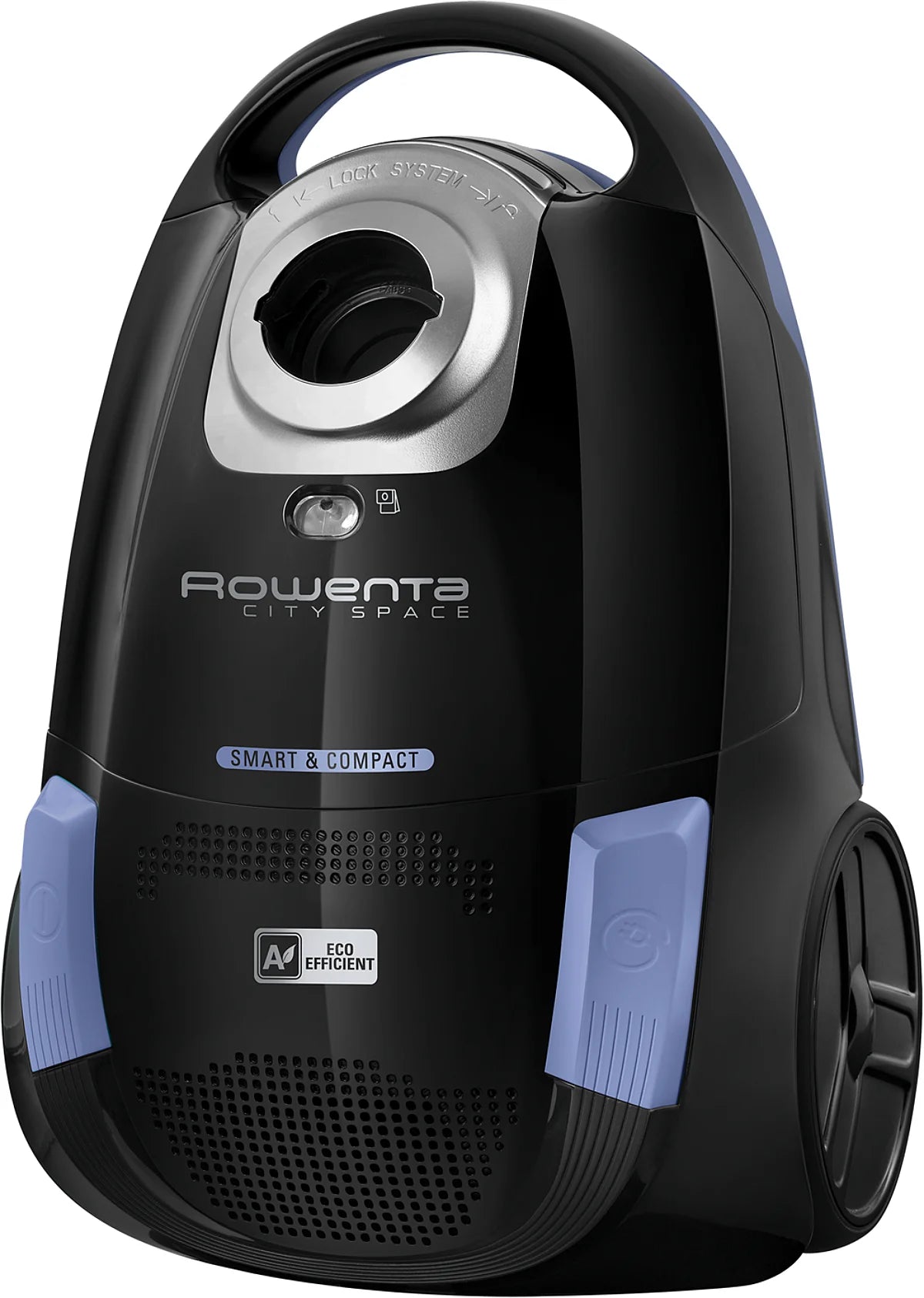 Rowenta Bodenstaubsauger "City Space" (schwarz/blau, 750 W)