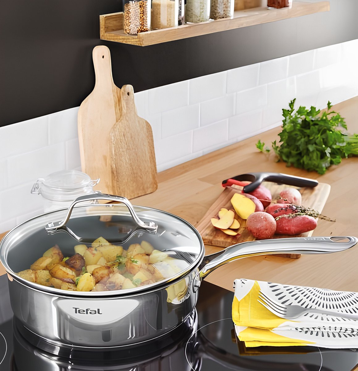 Tefal Bratpfanne mit Deckel (Ø 28 cm)