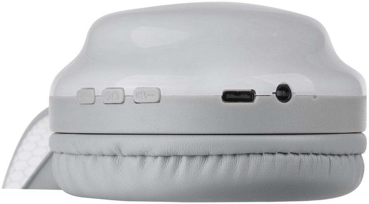 Grundig Over-Ear-Kopfhörer mit RGB-Beleuchtung (Bluetooth, grau)