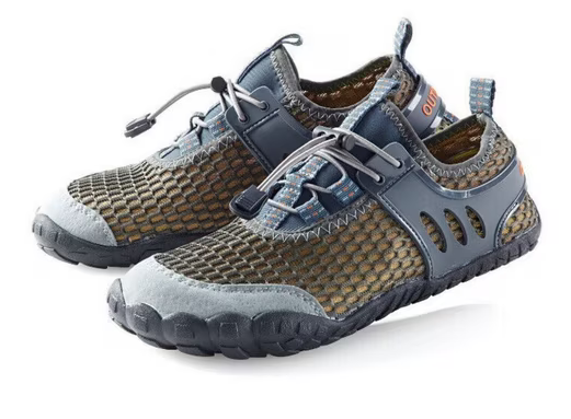 Orbisana Barfussschuh "Hawaii" grau (Grösse: 40)