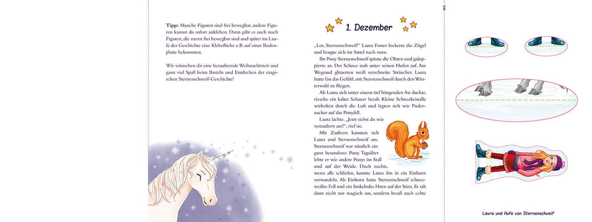 Sternenschweiz Adventskalender "Weihnachten im Einhornland"