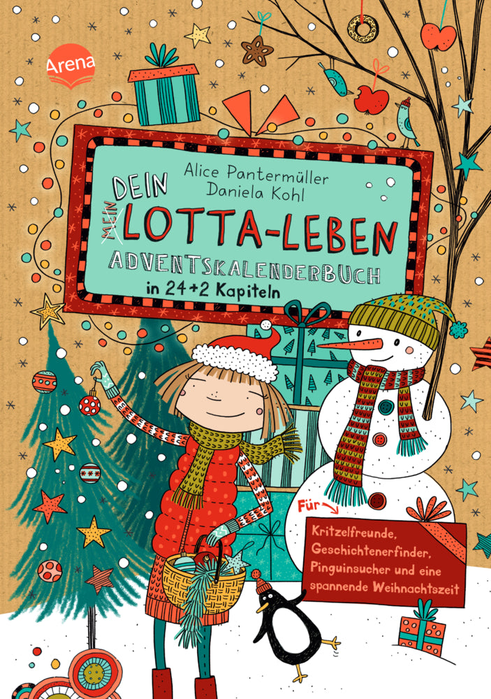 Adventskalenderbuch - Dein Lotta-Leben für Kritzelfreunde (24+2 Kapiteln, Alice Pantermüller)
