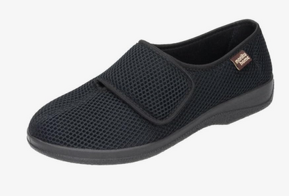 Manitu home Herren Hausschuh, schwarz Grösse 43