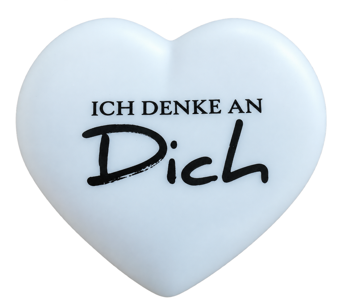 LED-Herz "Ich denke an dich" (5.5 x 6 cm)