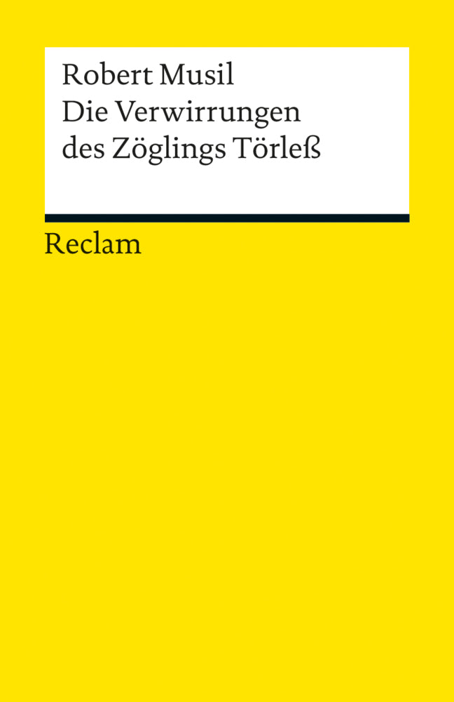 Die Verwirrungen des Zöglings Törleß (Robert Musil)