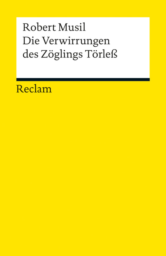 Die Verwirrungen des Zöglings Törleß (Robert Musil)
