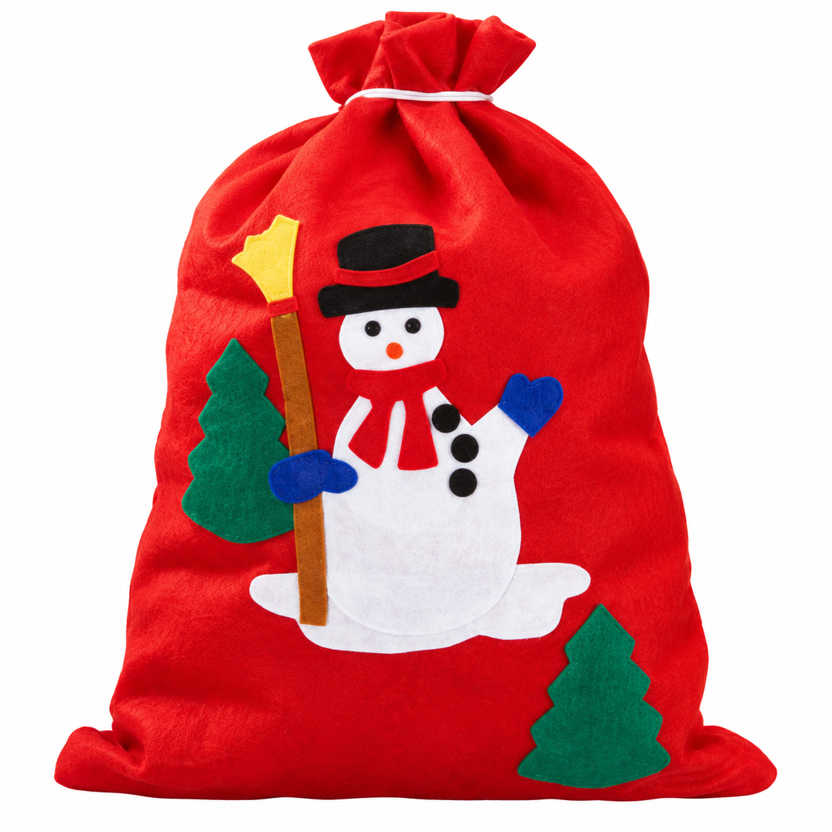 Geschenksack Xmas, Schneemann (ca. 30 x 40 cm)