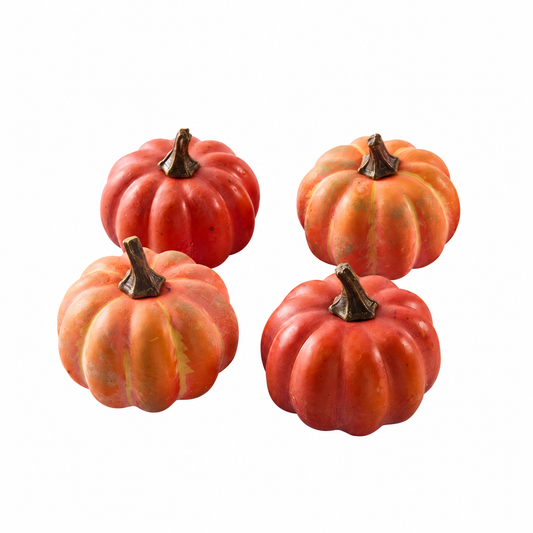 Deko-Kürbisse "Herbstzeit" 4er-Set