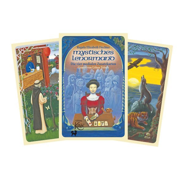 Mystisches Lenormand, Die vier medialen Zusatzkarten, 4 Karten (Regula E. Fiechter)