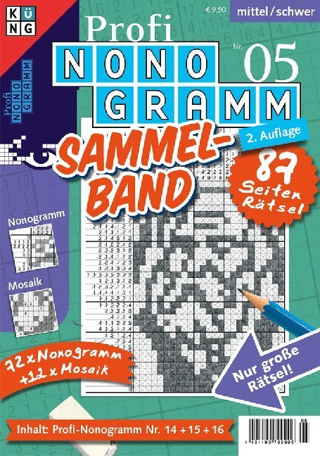 Profi-Nonogramm 3er-Band Nr. 5.Nr.5