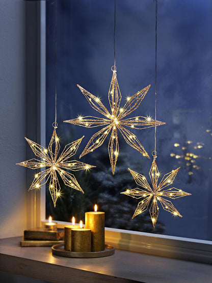 LED-Hängedeko Stern "Shine" 25cm
