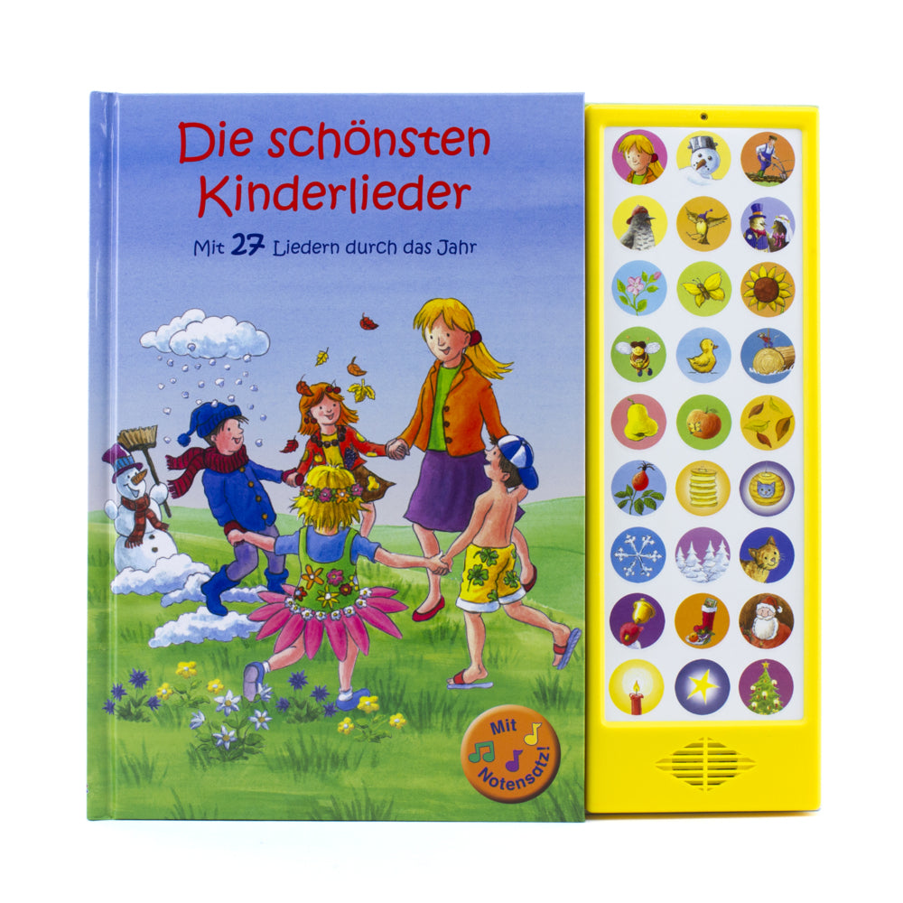 27-Button-Soundbuch, Die Schönsten Kinderlieder, Mit 27 Liedern durch das Jahr (Phoenix International Publications Germany Gmbh)