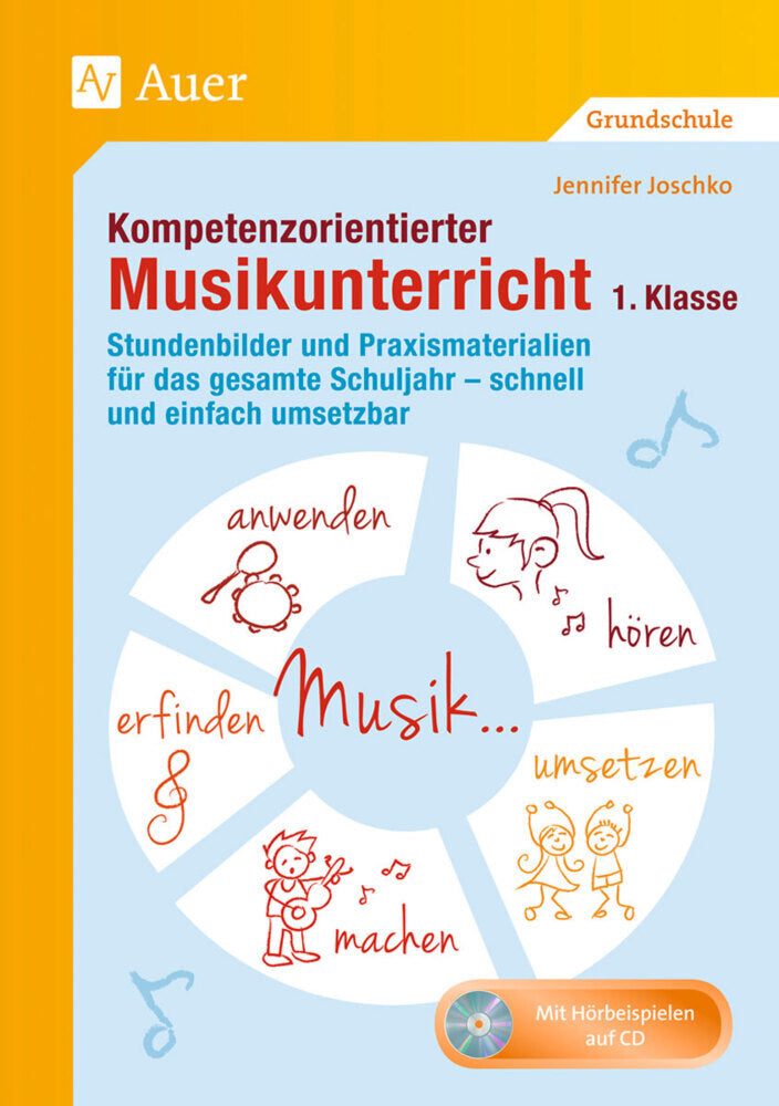 Kompetenzorientierter Musikunterricht 1. Klasse, m. 1 CD-ROM (Jennifer Joschko)