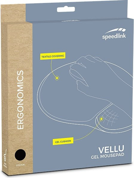 Speedlink Vellu Gel Mousepad - schwarz - Demogerät