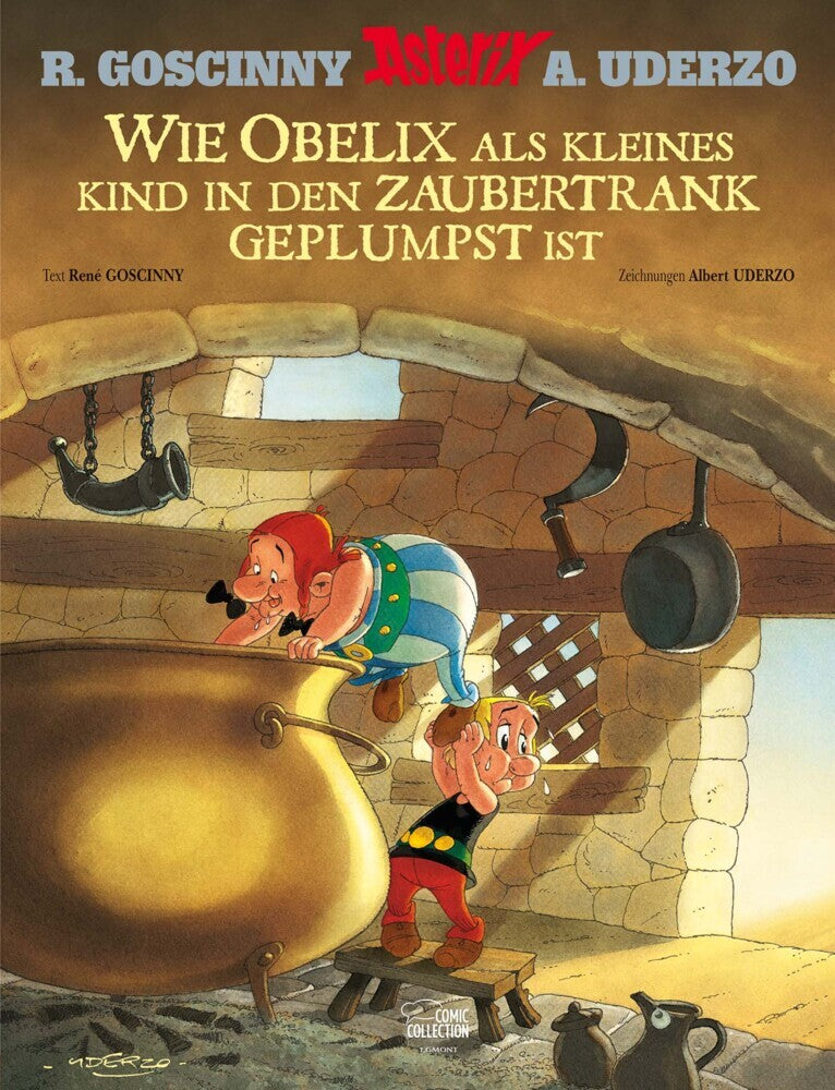 Wie Obelix als kleines Kind in den Zaubertrank geplumpst ist (René Goscinny)