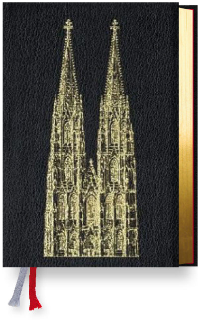 Gotteslob Erzbistum Köln. Rind schwarz, Goldschnitt, Domprägung.