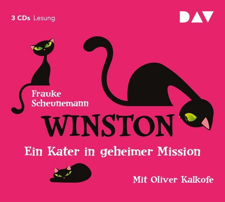 Winston - Ein Kater in geheimer Mission, 3 Audio-CDs (Frauke Scheunemann)