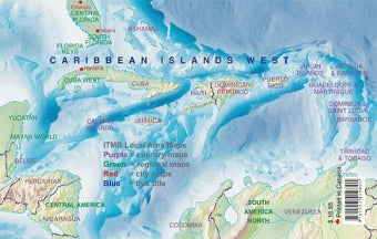 ITM Travel Atlas Caribbean Island, West Half