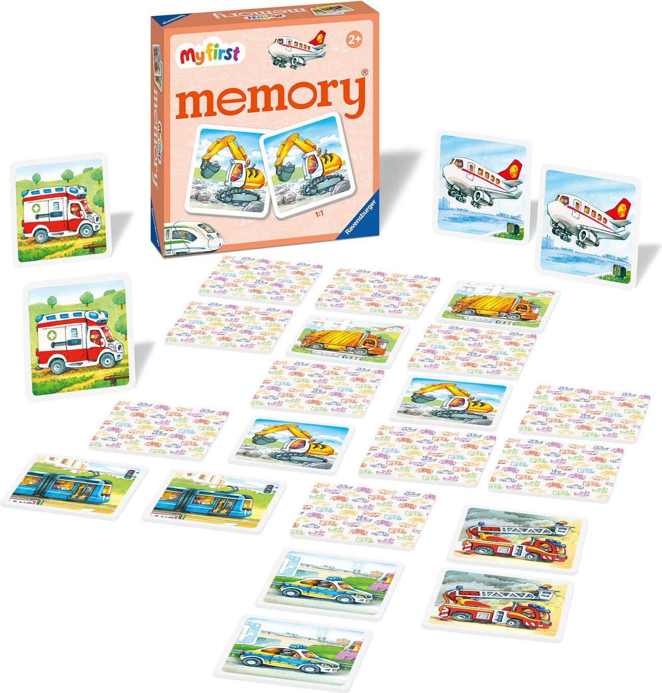 Ravensburger My first memory - Fahrzeuge (Französisch, Niederländisch, Italienisch, Multilingual, Spanisch, Portugiesisch, Japanisch)
