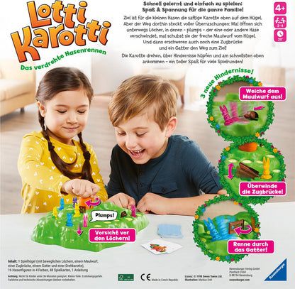 Kinderspiel LOTTI KAROTTI - Das verdrehte Hasenrennen