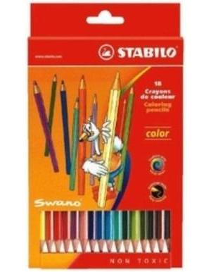 STABILO 4006381194617 Füller- & Stiftegeschenkset Papierschachtel (Farbig sortiert, 18 x)