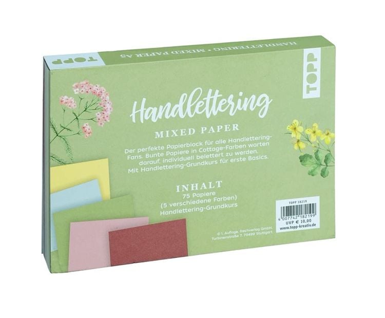 Handlettering Mixed Paper Block Cottage