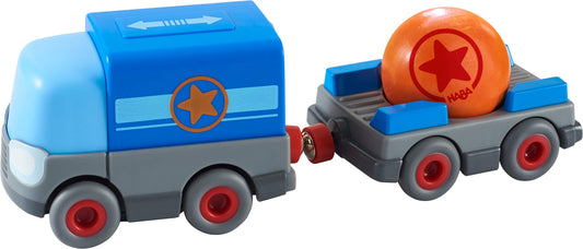 HABA Kullerbü - Batterie-LKW mit Anhänger