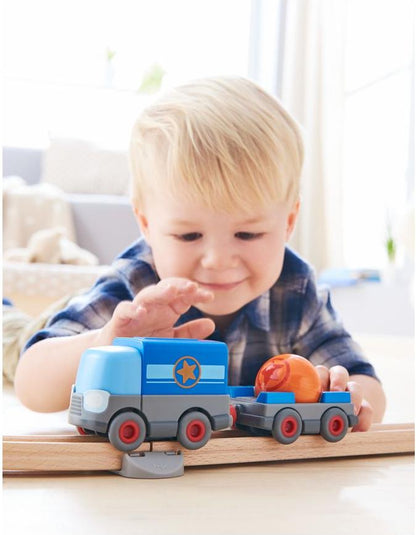 HABA Kullerbü - Batterie-LKW mit Anhänger