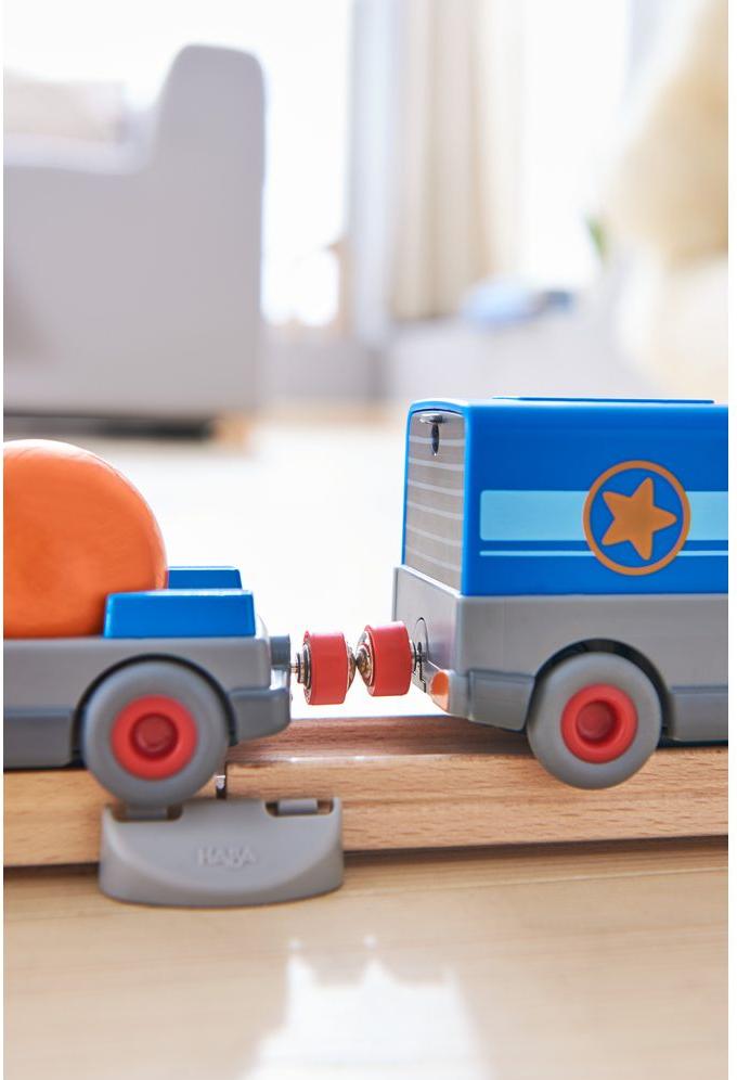 HABA Kullerbü - Batterie-LKW mit Anhänger
