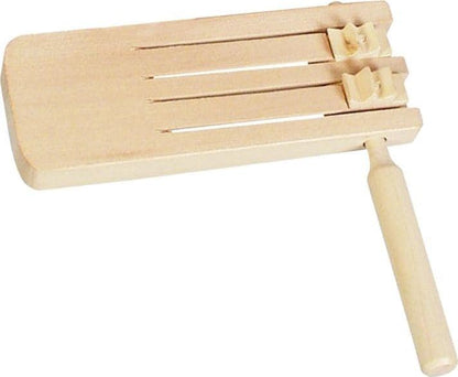 Goki TT217 Doppelratsche Spiel aus Naturholz