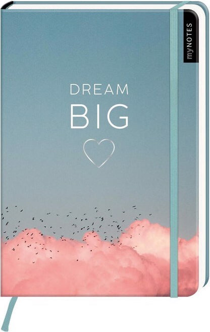 Ars Edition Notizbuch A5 dotted myNOTES Dream Big (A5, Kariert)
