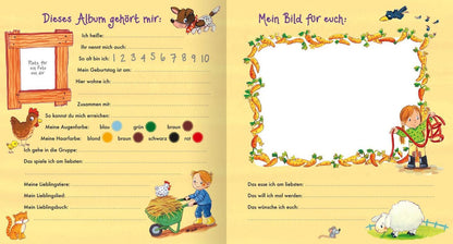 Ars Edition Freundebuch Kindergarten Bauernhof (Deutsch, 2022)