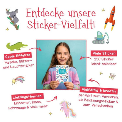 Metallic-Sticker - Ritter & Drachen
