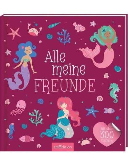 Ars Edition Freundebuch - Meerjungfrau