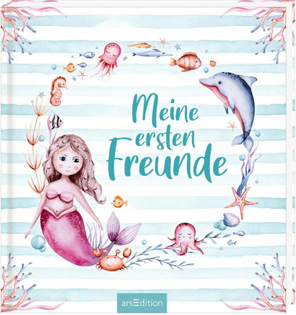 Ars Edition Freundebuch - Meerjungfrauen