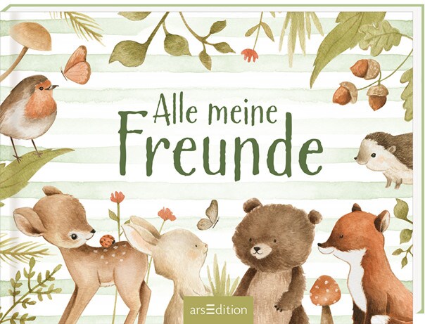 Ars Edition Freundebuch - Waldtiere