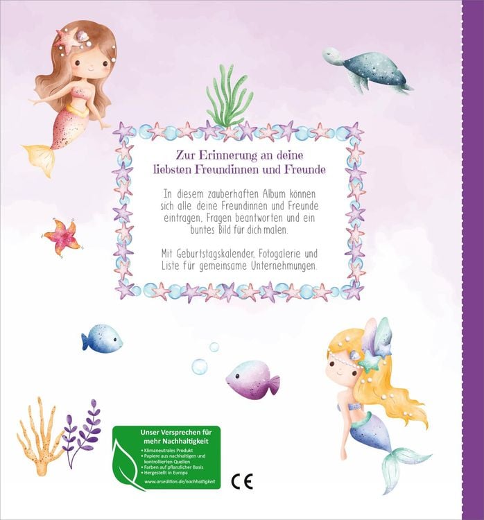Ars Edition Meine liebsten Freunde - Meerjungfrau