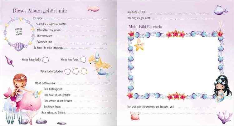 Ars Edition Meine liebsten Freunde - Meerjungfrau