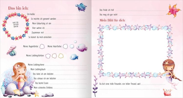 Ars Edition Meine liebsten Freunde - Meerjungfrau