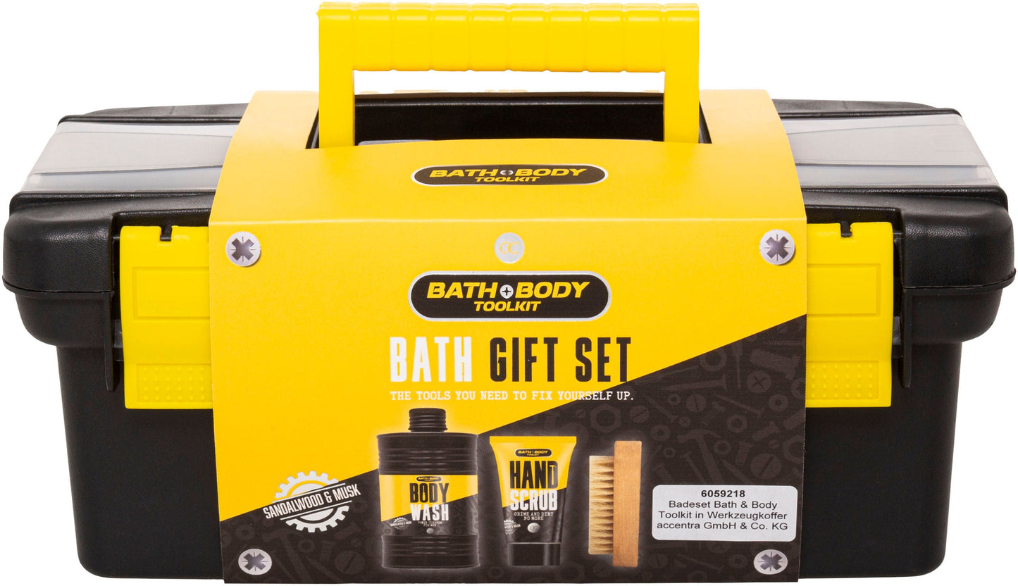 Badeset "BATH + BODY TOOLKIT" in Werkzeugkoffer